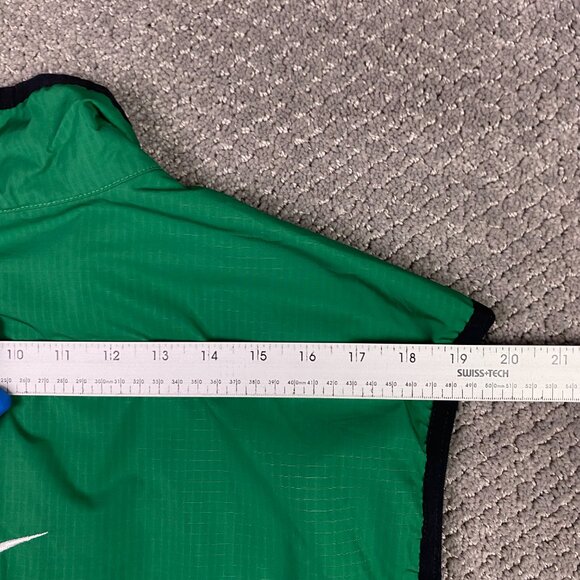 Nike Clima Fit Golf/Running Vest Men's Large Green Full Zip Nylon - Picture 15 of 15